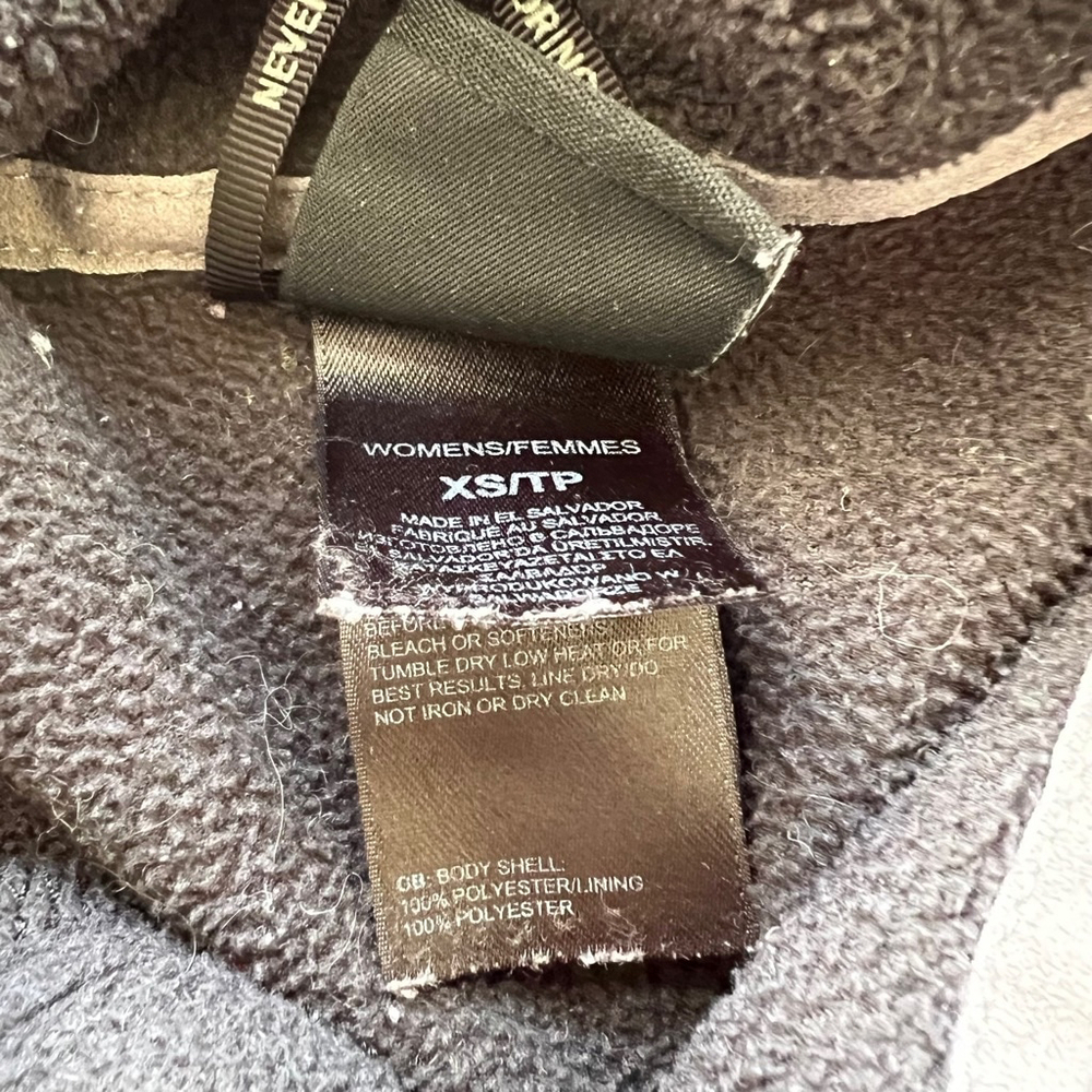 The North Face Fleece Jacket, XS, Black - Picture 3 of 6